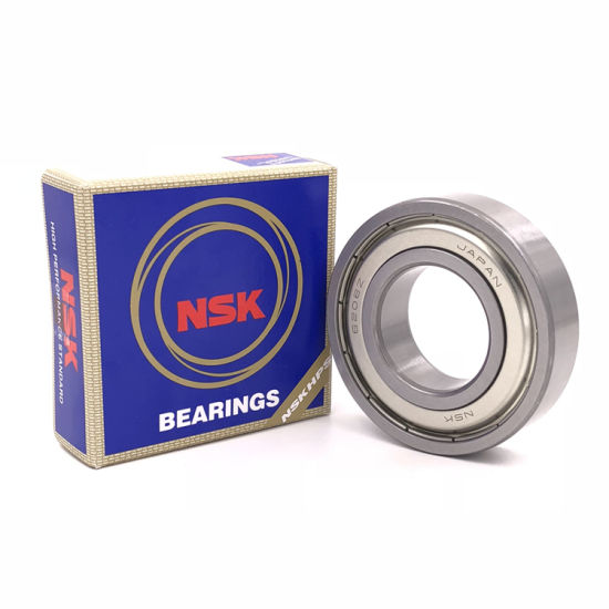 Série 6205 6205zz 6205-2RS du roulement à billes de cannelure profonde brut simple de NSK Auto Parts 62