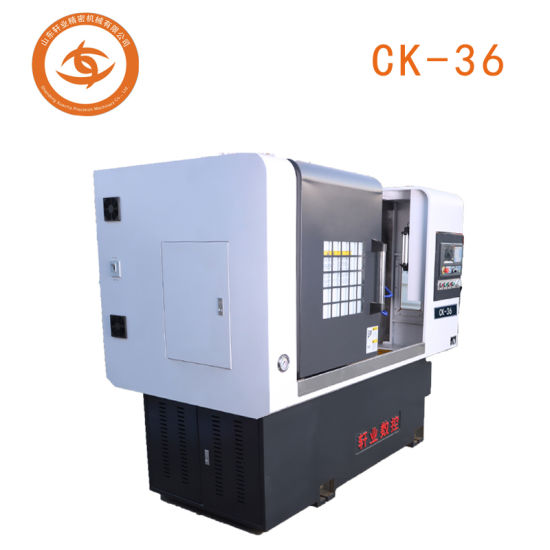 Xuanye Ck-36 lit incliné de haute précision 90 degrés servo moteur piste en acier CNC tour